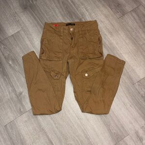 Hot Kiss Women's Brown Cargo Pants